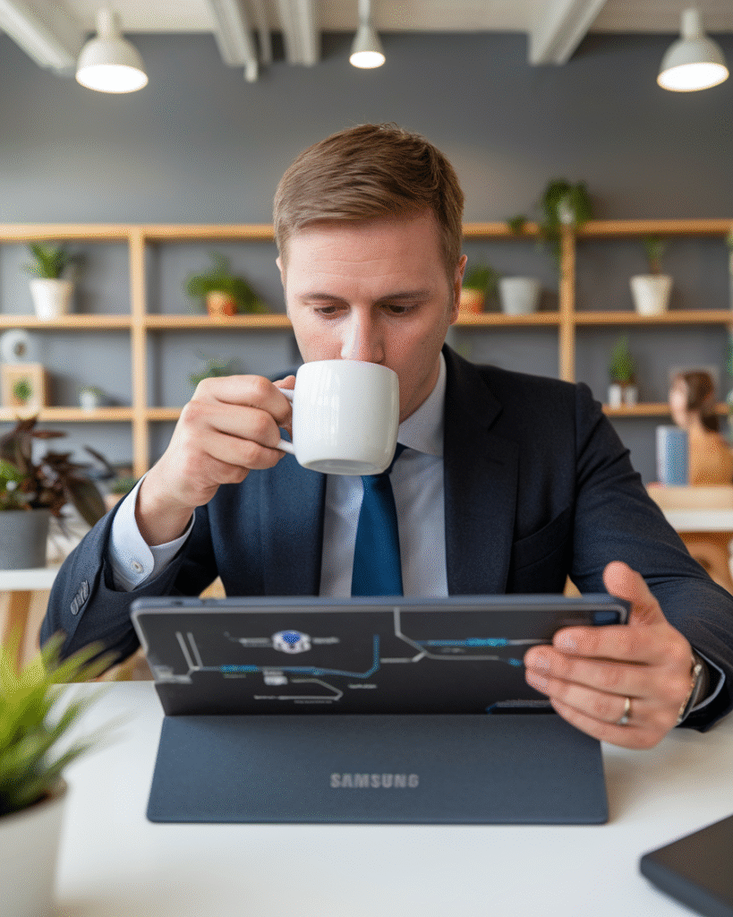 a-photo-of-a-business-owner-reviewing-an_yrZcBxo1TFSOi5J7IBs9Hw_AZe7pXbyTt-UuQs2rPDRyQ Create & Sell Digital Products with AI automation workflow