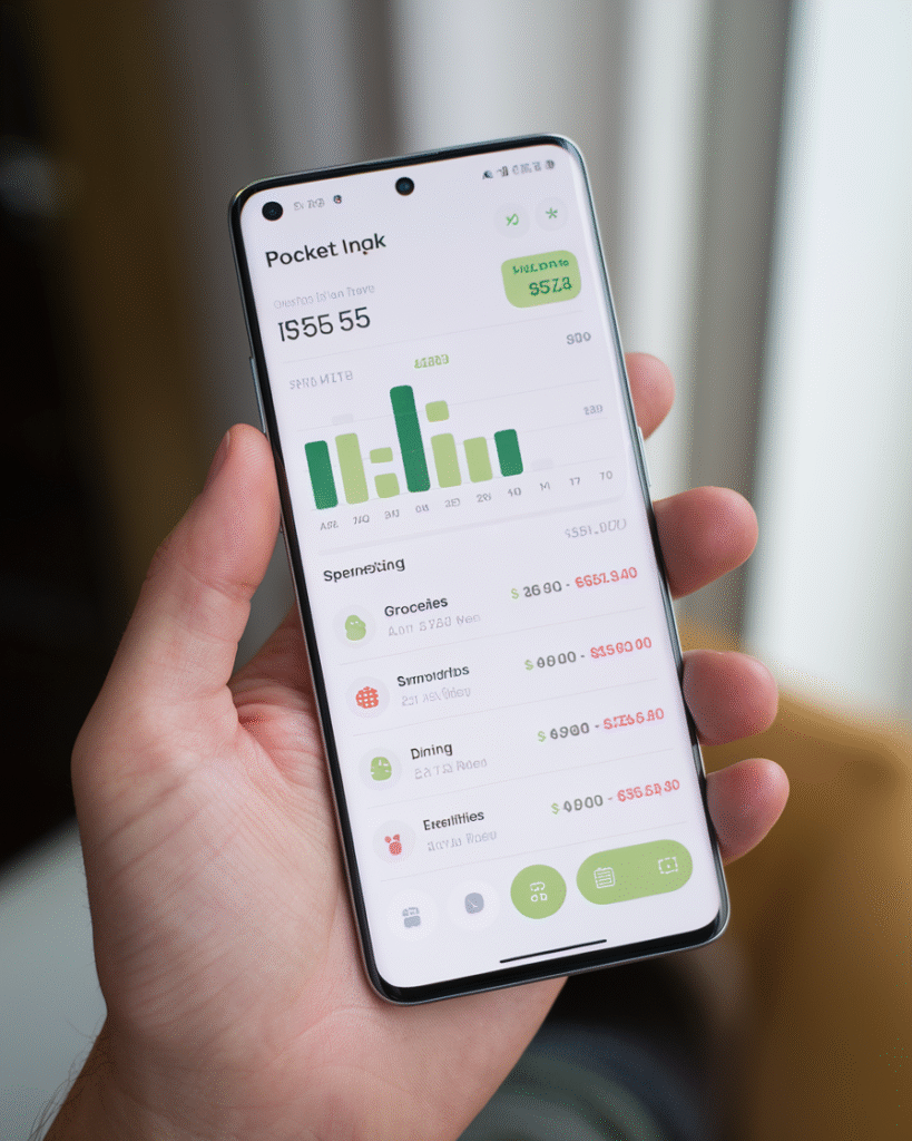 PocketGuard budget tracker app interface