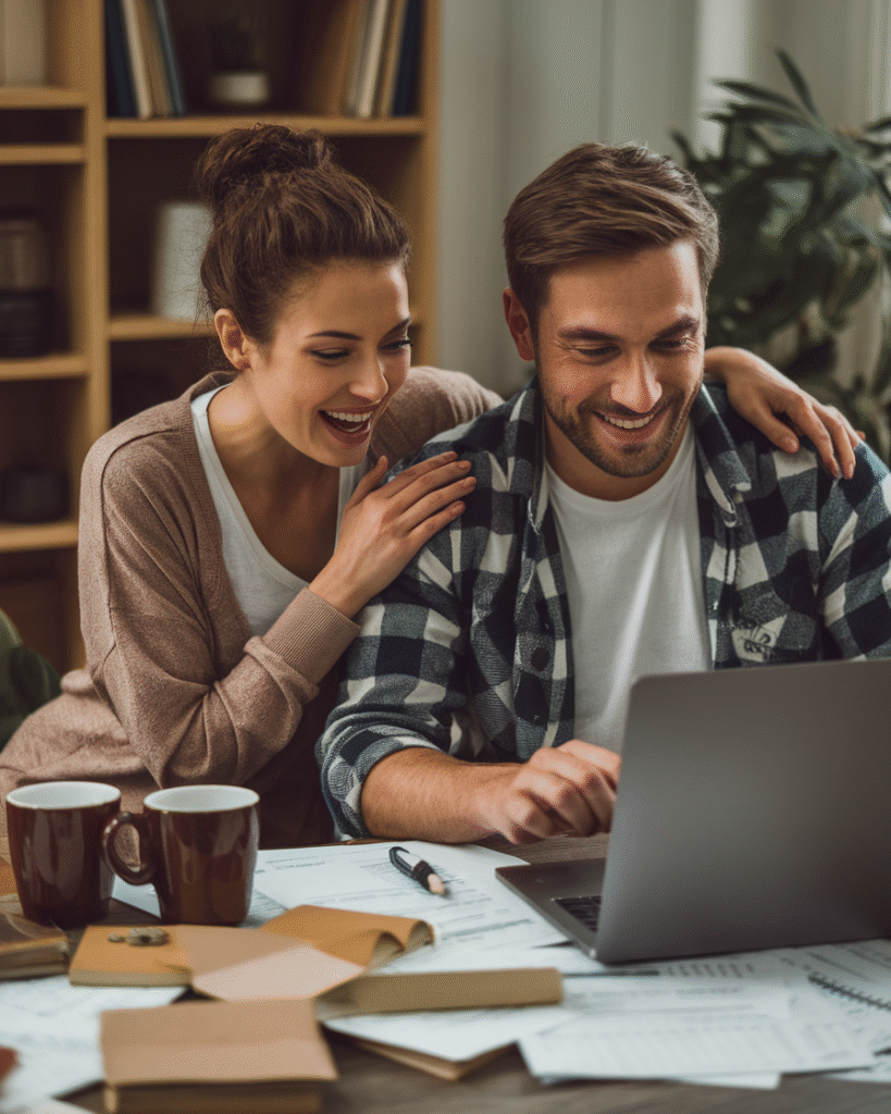 a-realistic-image-of-a-young-couple-at-h_EIteBpN_T4KGg0Z4n9EzRQ_uff9Gp2rQnmeoMlF8iUsIg Young couple planning their financial freedom journey