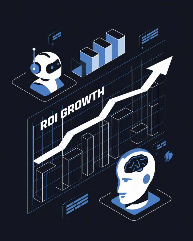 “Business ROI growth from AI agents”