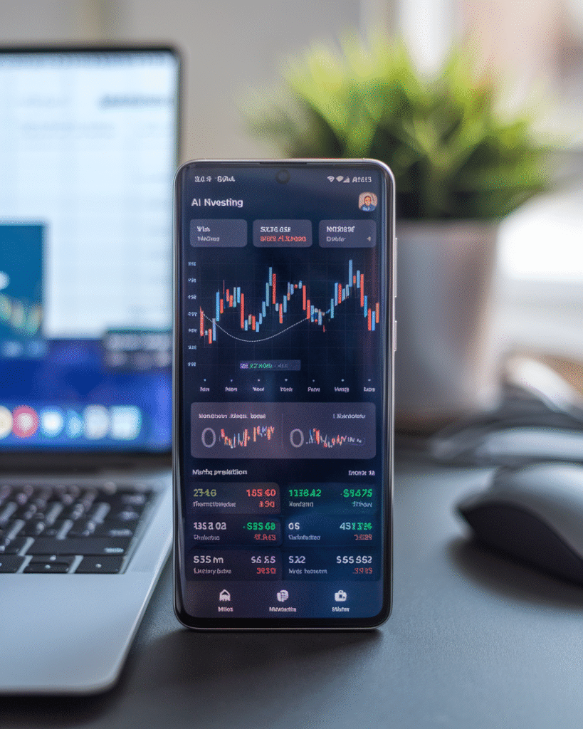 AI investing app showing how AI can help you build wealth